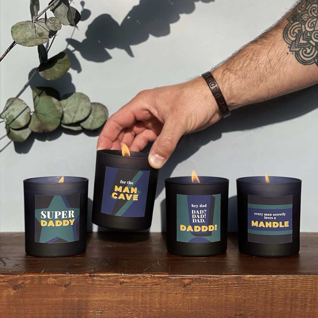 Mandle personalised candle