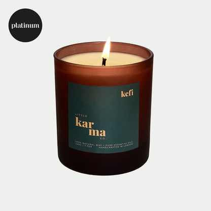 Kefi invigorating candle for focus and productivity