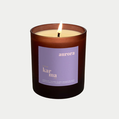 Aurora soothing manifestation candle