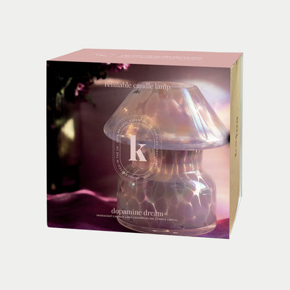 Dopamine Dream refillable candle lamp for dopamine decor lovers