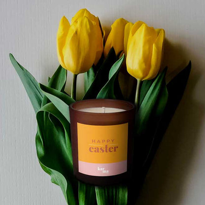 Easter personalised candle