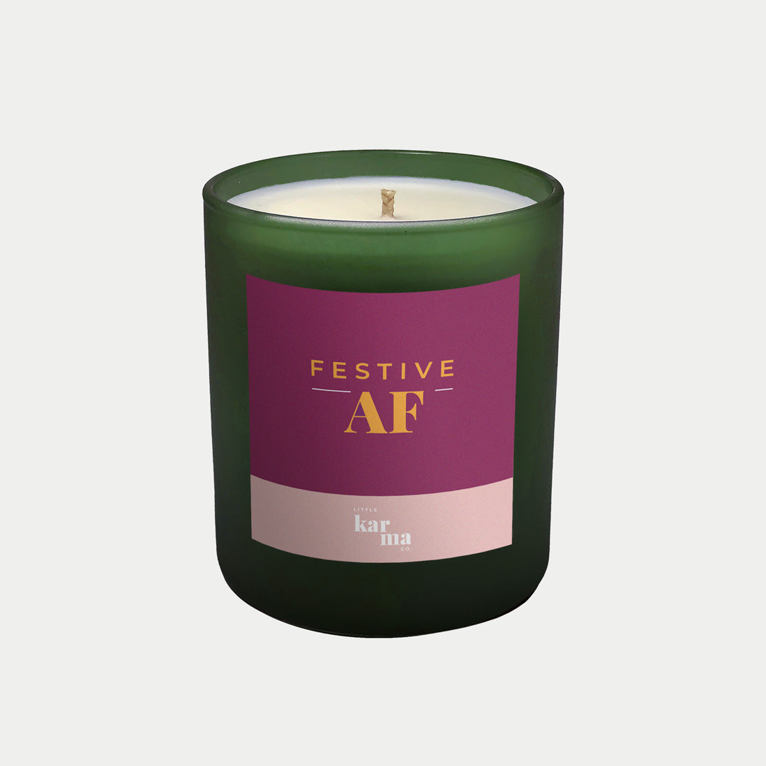 Festive AF Christmas candle