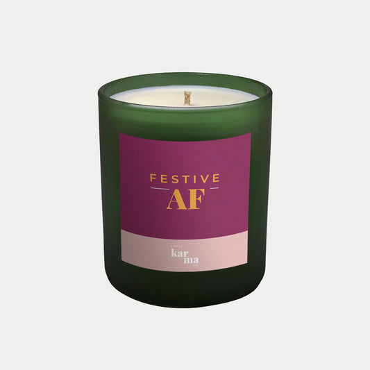 Festive AF Christmas candle