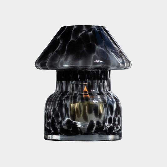 Nordic Noir refillable candle lamp set for minimalist decor fans