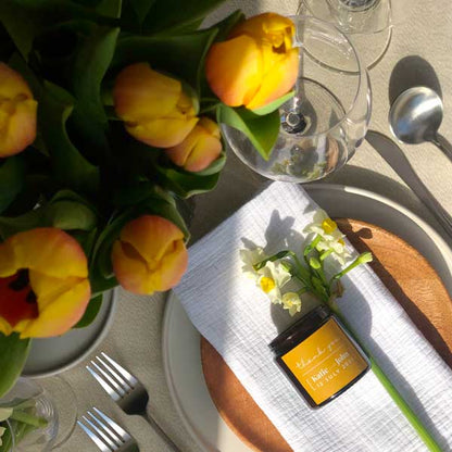 Bespoke wedding favours – custom refillable candle gifts