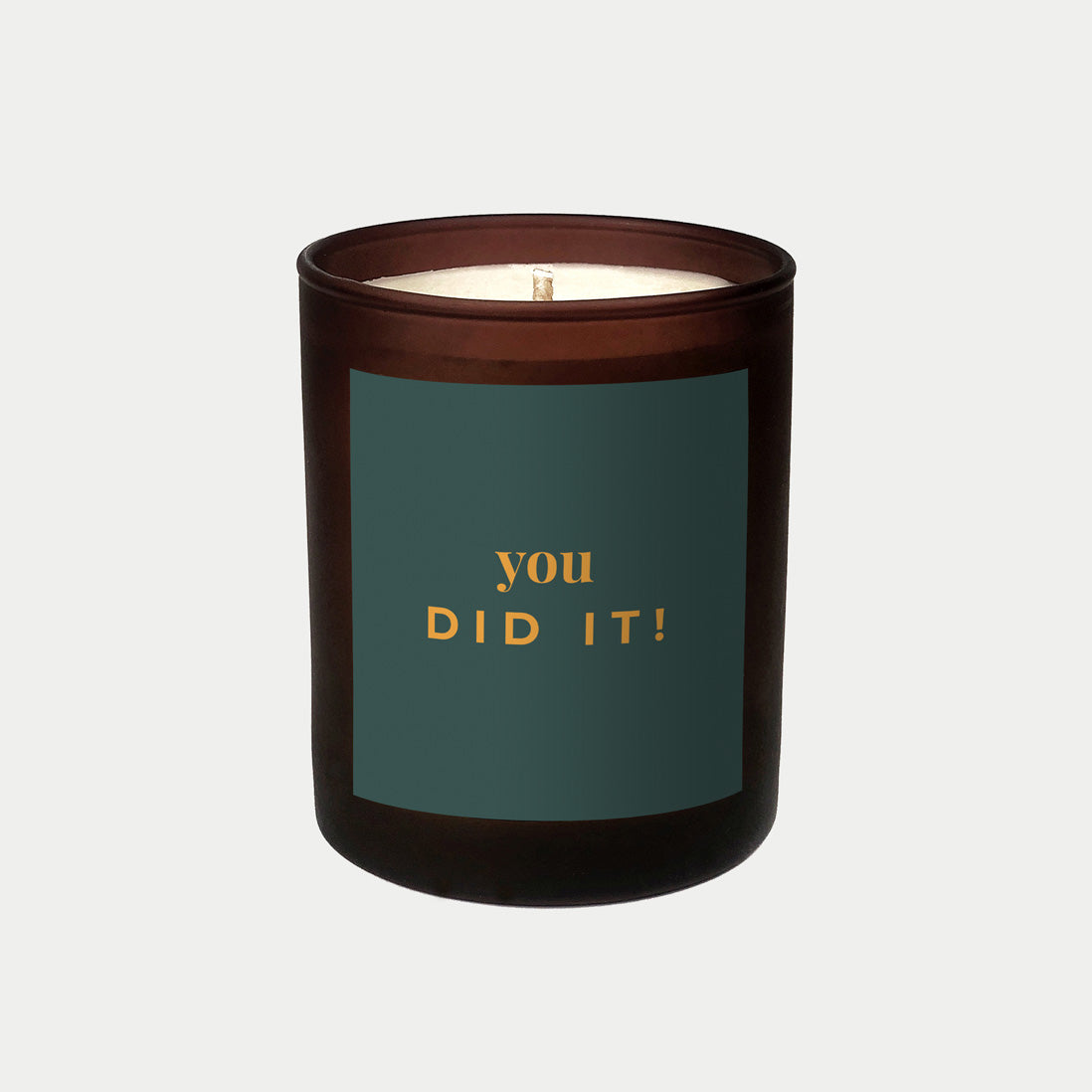 You Did It personalised candle